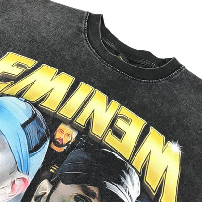 EMINEM HOUDINI ラップT 半袖Ｔシャツ チャコールグレー サイズ：M【倉吉店】【代金引換不可・日時指定不可】【ポスト投函】