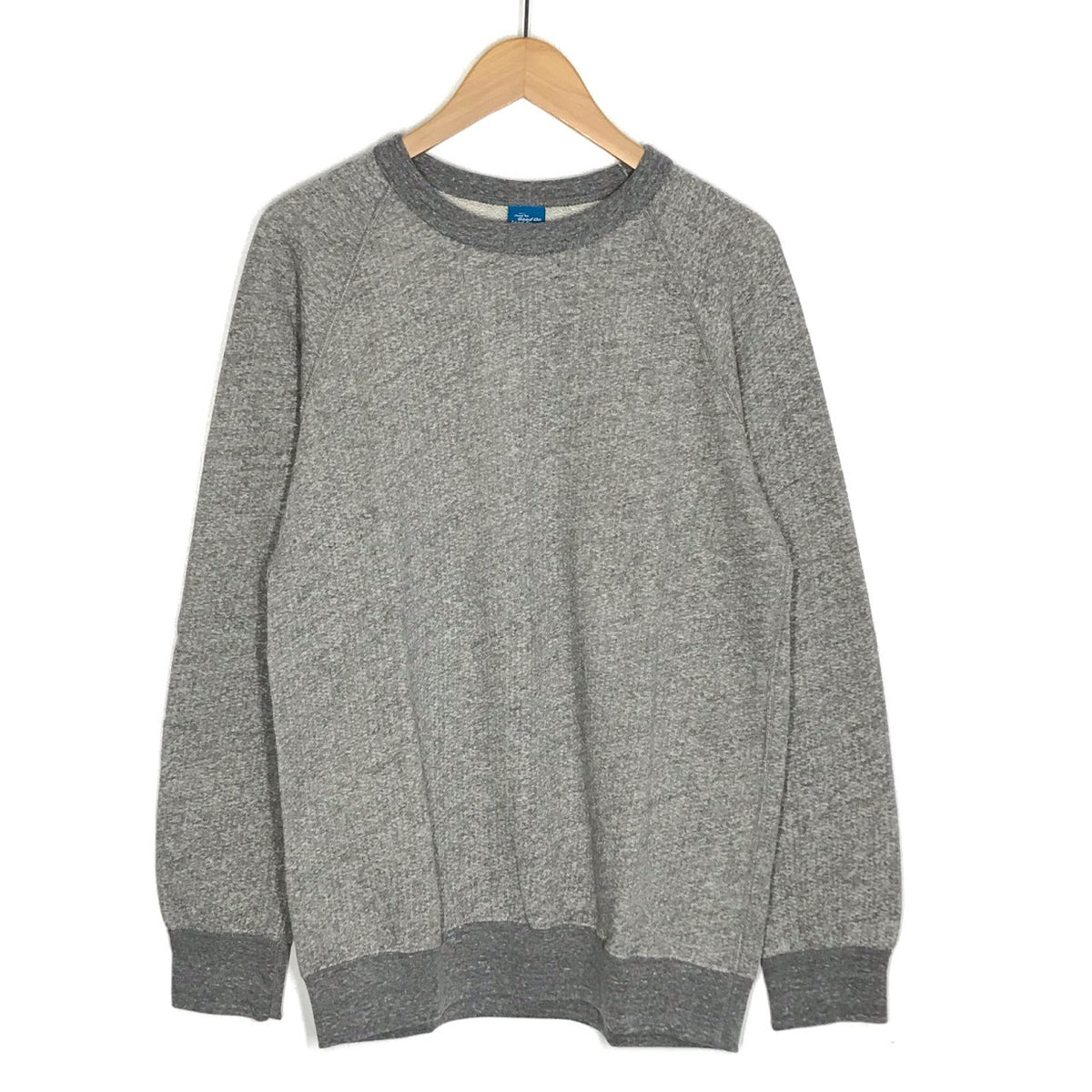 Good On | グッドオン L/S RAGLAN CREW SWEAT SHIRTS スウェット 763-GOBW-101P グレー サイズ：M【倉吉店】
