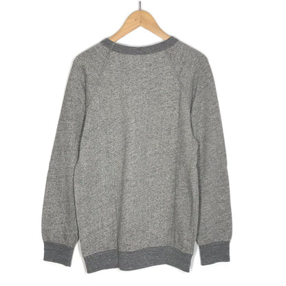 Good On | グッドオン L/S RAGLAN CREW SWEAT SHIRTS スウェット 763-GOBW-101P グレー サイズ：M【倉吉店】