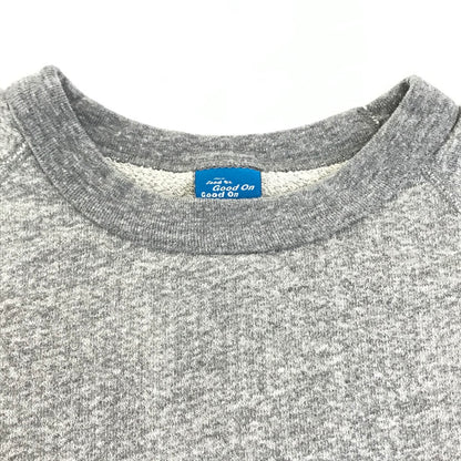Good On | グッドオン L/S RAGLAN CREW SWEAT SHIRTS スウェット 763-GOBW-101P グレー サイズ：M【倉吉店】