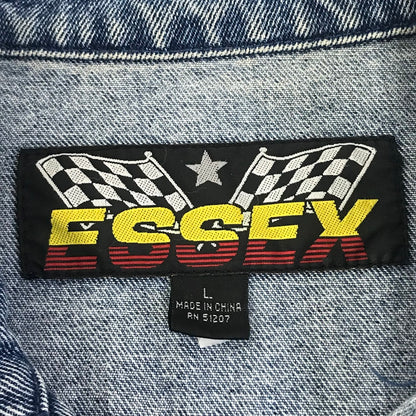 ESSEX｜エセックス NASCAR シボレー デニムジャケット デニム ブルー サイズ：L【倉吉店】