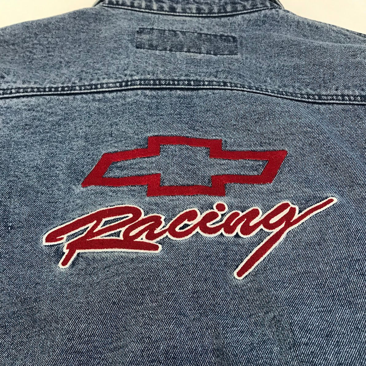 ESSEX｜エセックス NASCAR シボレー デニムジャケット デニム ブルー サイズ：L【倉吉店】