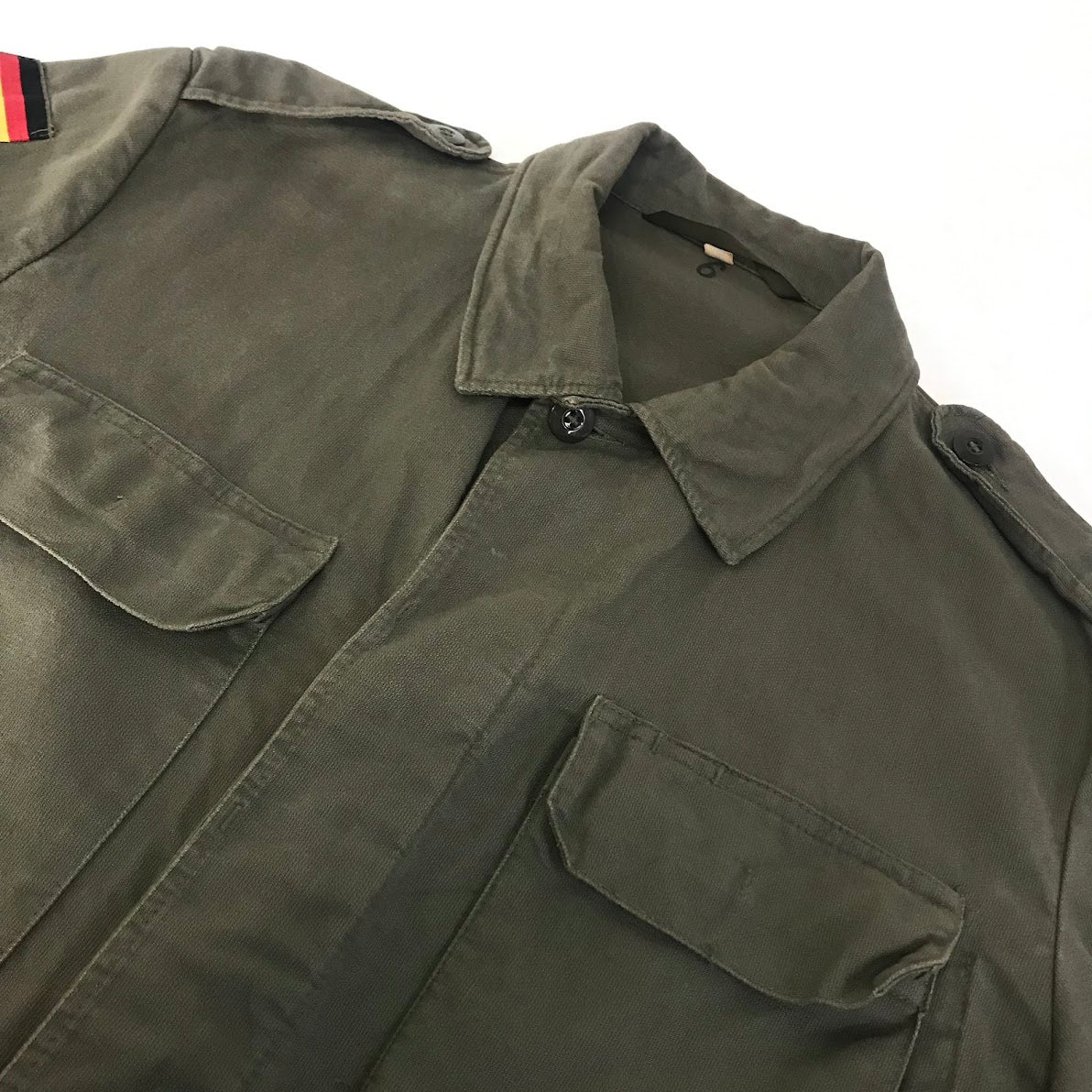 MILITARY衣料 | ミリタリーイリョウ ドイツ軍シャツジャケット ミリタリージャケット 8415-12-155-9081 カーキグリーン【倉吉店】