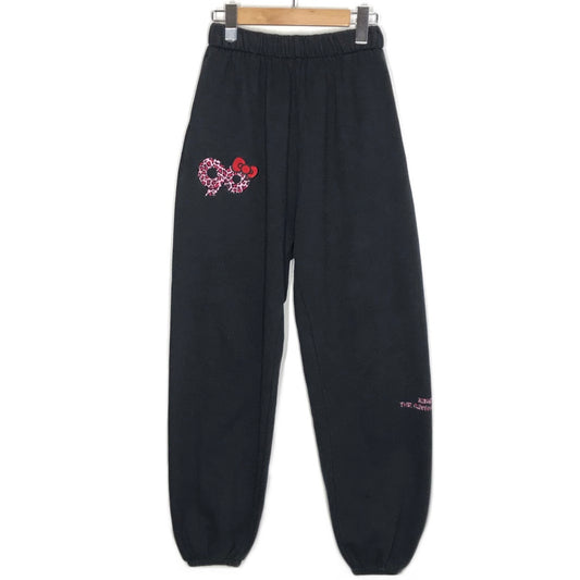 9090 girl｜ナインティナインティ HELLO KITTY 90 Logo Sweat Pants パンツ NL0098 ブラック サイズ：S【倉吉店】