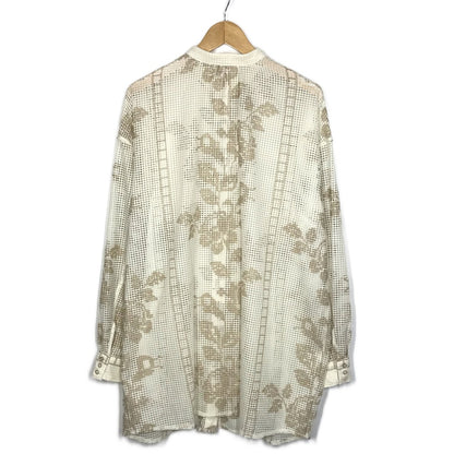 AMERI | アメリ MEDI CROSS SHIRT 長袖シャツ 02210430310 ベージュ【倉吉店】