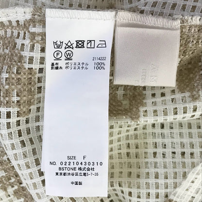 AMERI | アメリ MEDI CROSS SHIRT 長袖シャツ 02210430310 ベージュ【倉吉店】