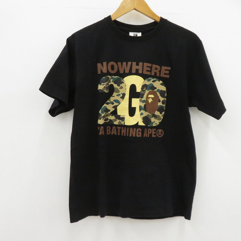 A BATHING APE | アベイシングエイプ 20TH ×mastermind Japan TEE 半袖Ｔシャツ ブラック サイズ：L【瀬戸大橋店】