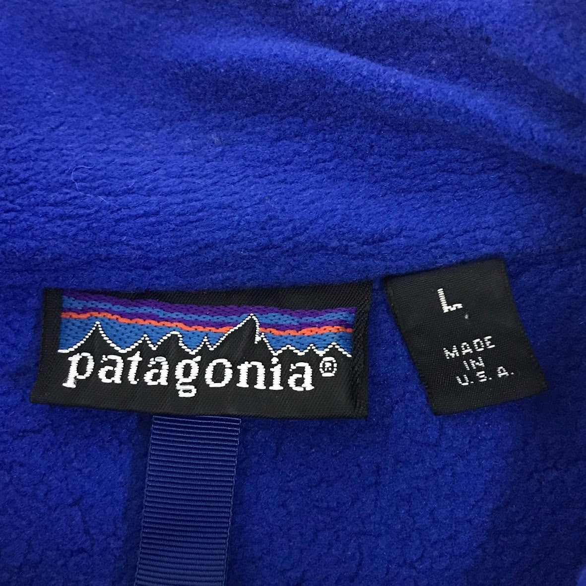 patagonia | パタゴニア シェルドシンチラジャケット ブルゾン 42111 ブルー サイズ：L【倉吉店】