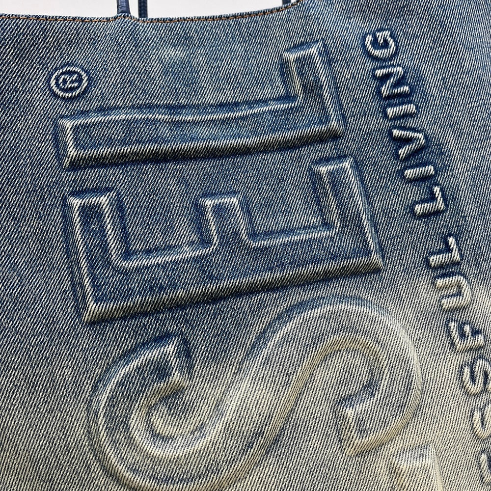 DIESEL | ディーゼル DSL SHOPPER L FD BAG ハンドバッグ インディゴ【加古川店】