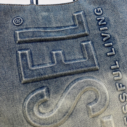 DIESEL | ディーゼル DSL SHOPPER L FD BAG ハンドバッグ インディゴ【加古川店】