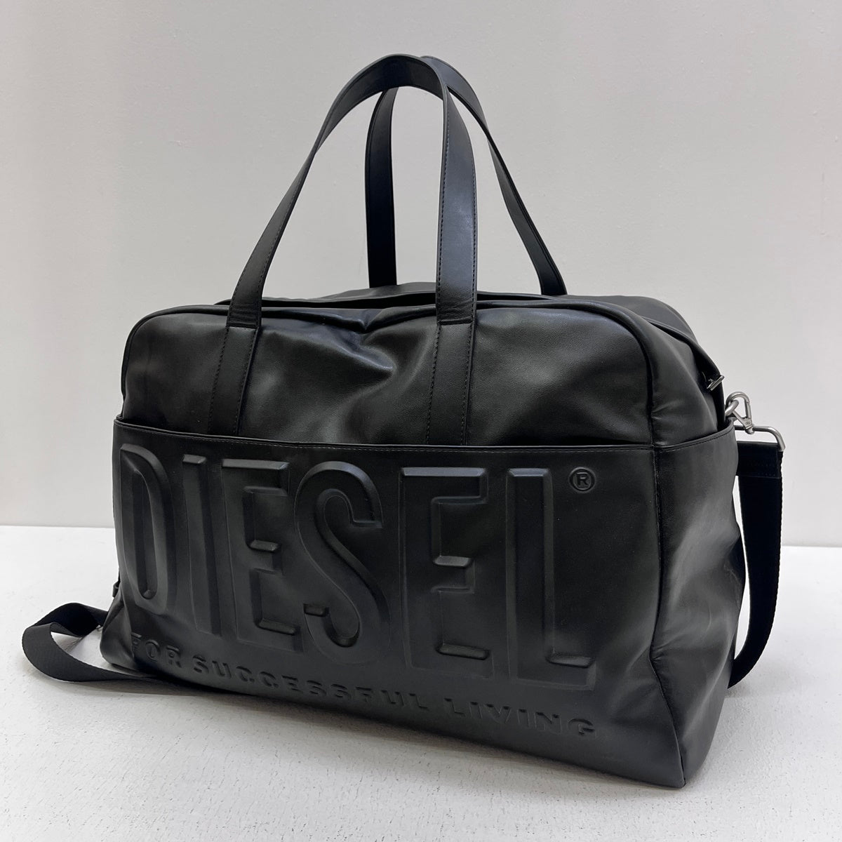 DIESEL | ディーゼル DSL 3D DUFFLE LX ボストンバッグ X09929 P5184 ブラック【加古川店】