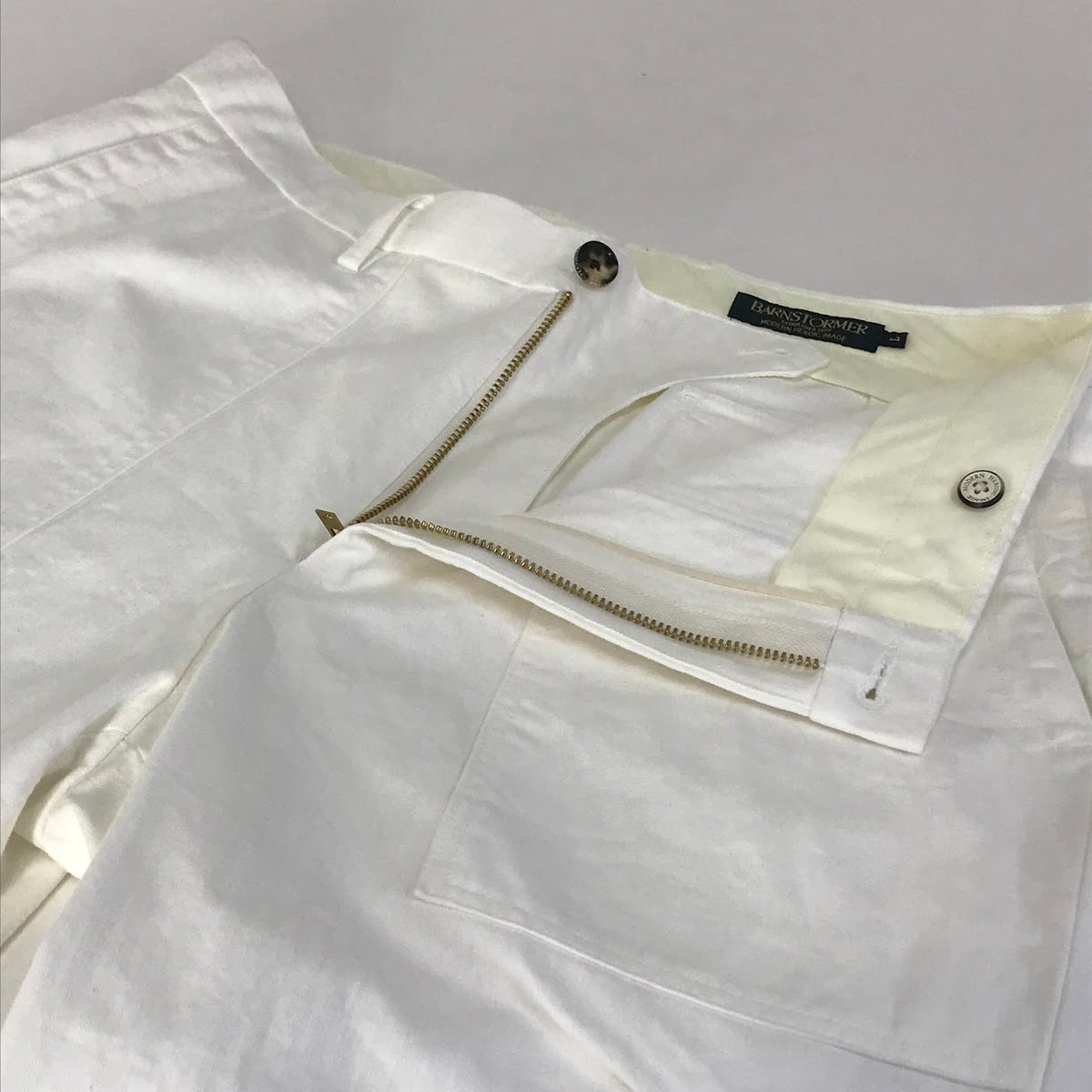 BARNSTORMER｜バーンストーマー DRESS FATIGUE PANTS ベイカーパンツ パンツ 1333P ホワイト サイズ：L【倉吉店】