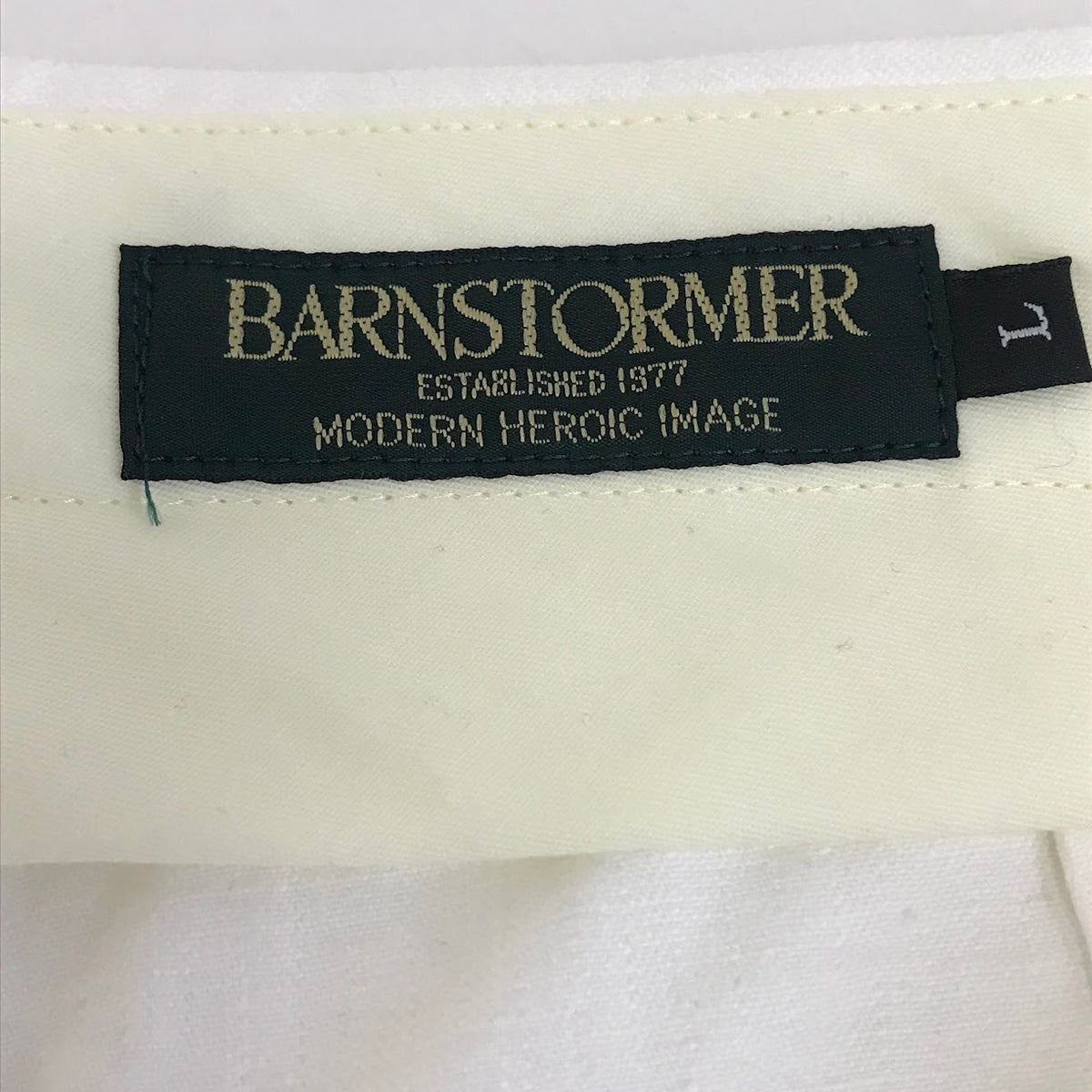 BARNSTORMER｜バーンストーマー DRESS FATIGUE PANTS ベイカーパンツ パンツ 1333P ホワイト サイズ：L【倉吉店】