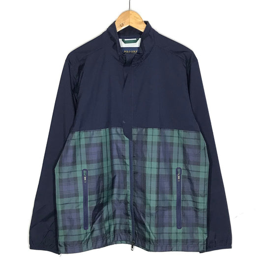 POLO RALPH LAUREN | ポロ・ラルフローレン POLO GOLF チェック柄 ナイロンジャケット ネイビー サイズ：M【倉吉店】