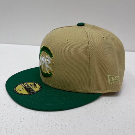 NEW ERA | ニューエラ 7 5/8 (60.6cm) CHICAGO CABS 海外別注 2016ﾜｰﾙﾄﾞﾁｬﾝﾋﾟｵﾝ キャップ 59FIFTY ベージュ【加古川店】