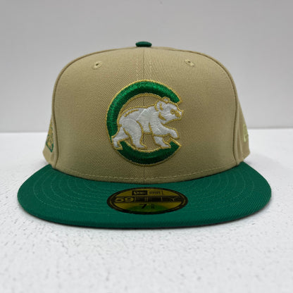 NEW ERA | ニューエラ 7 5/8 (60.6cm) CHICAGO CABS 海外別注 2016ﾜｰﾙﾄﾞﾁｬﾝﾋﾟｵﾝ キャップ 59FIFTY ベージュ【加古川店】