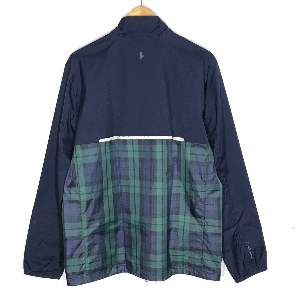 POLO RALPH LAUREN | ポロ・ラルフローレン POLO GOLF チェック柄 ナイロンジャケット ネイビー サイズ：M【倉吉店】