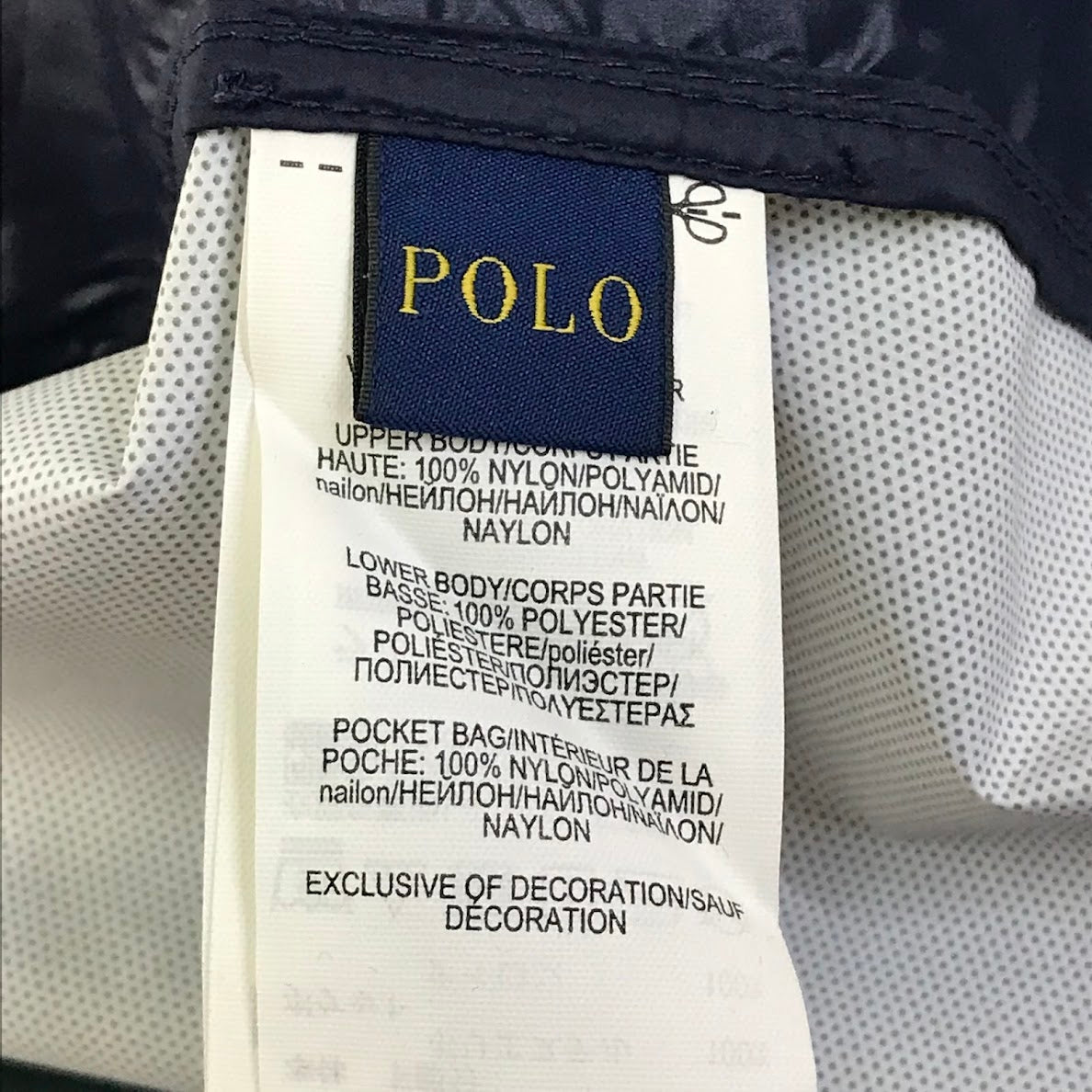 POLO RALPH LAUREN | ポロ・ラルフローレン POLO GOLF チェック柄 ナイロンジャケット ネイビー サイズ：M【倉吉店】