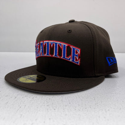 NEW ERA | ニューエラ 7 5/8 (60.6cm) seattle mariners 海外別注 30周年記念 キャップ 59FIFTY ブラウン【加古川店】