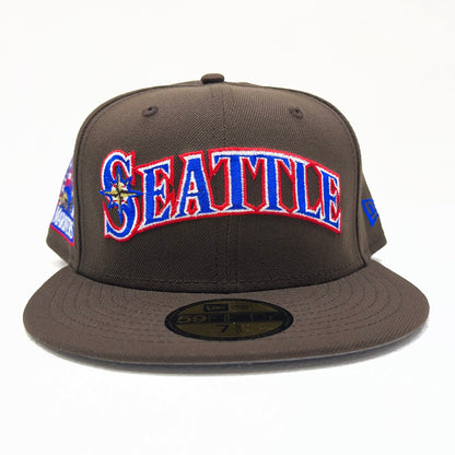 NEW ERA | ニューエラ 7 5/8 (60.6cm) seattle mariners 海外別注 30周年記念 キャップ 59FIFTY ブラウン【加古川店】