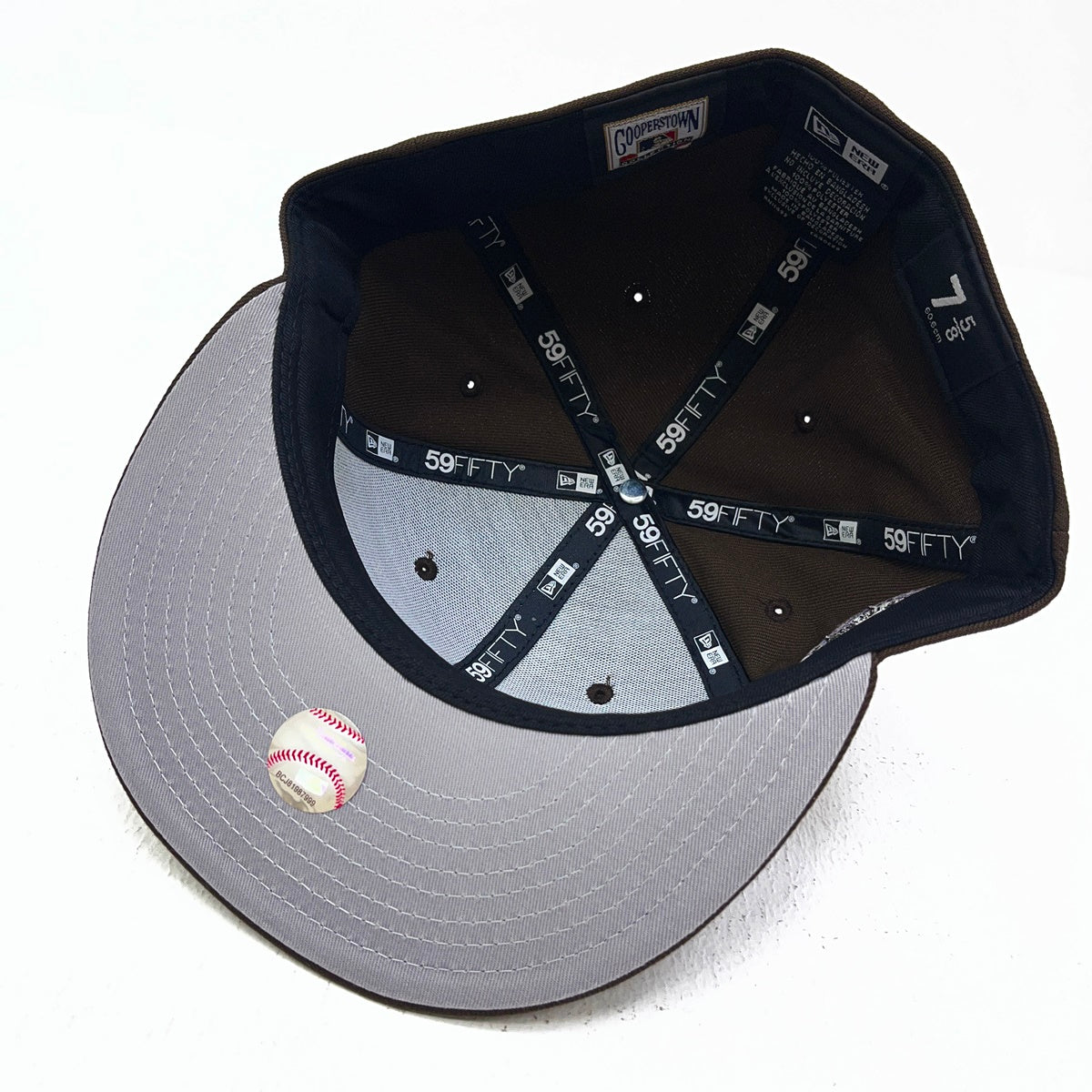 NEW ERA | ニューエラ 7 5/8 (60.6cm) seattle mariners 海外別注 30周年記念 キャップ 59FIFTY ブラウン【加古川店】