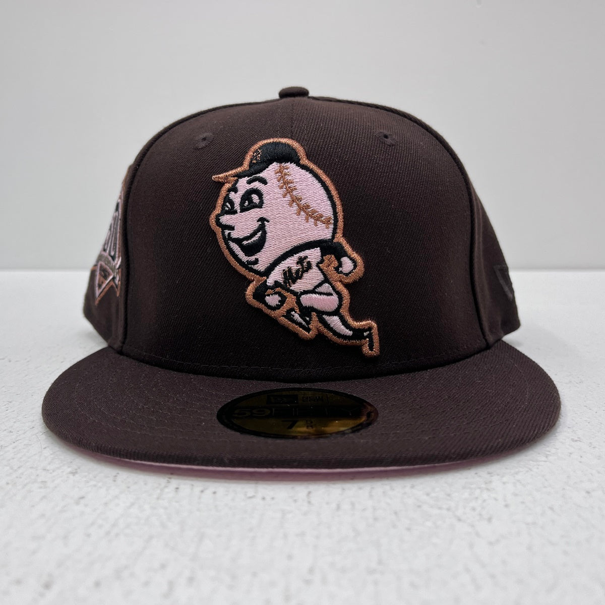 NEW ERA | ニューエラ 7 5/8 (60.6cm) NEW YORK METS 60TH 海外別注 MR.MET キャップ 59FIFTY ブラウン【加古川店】