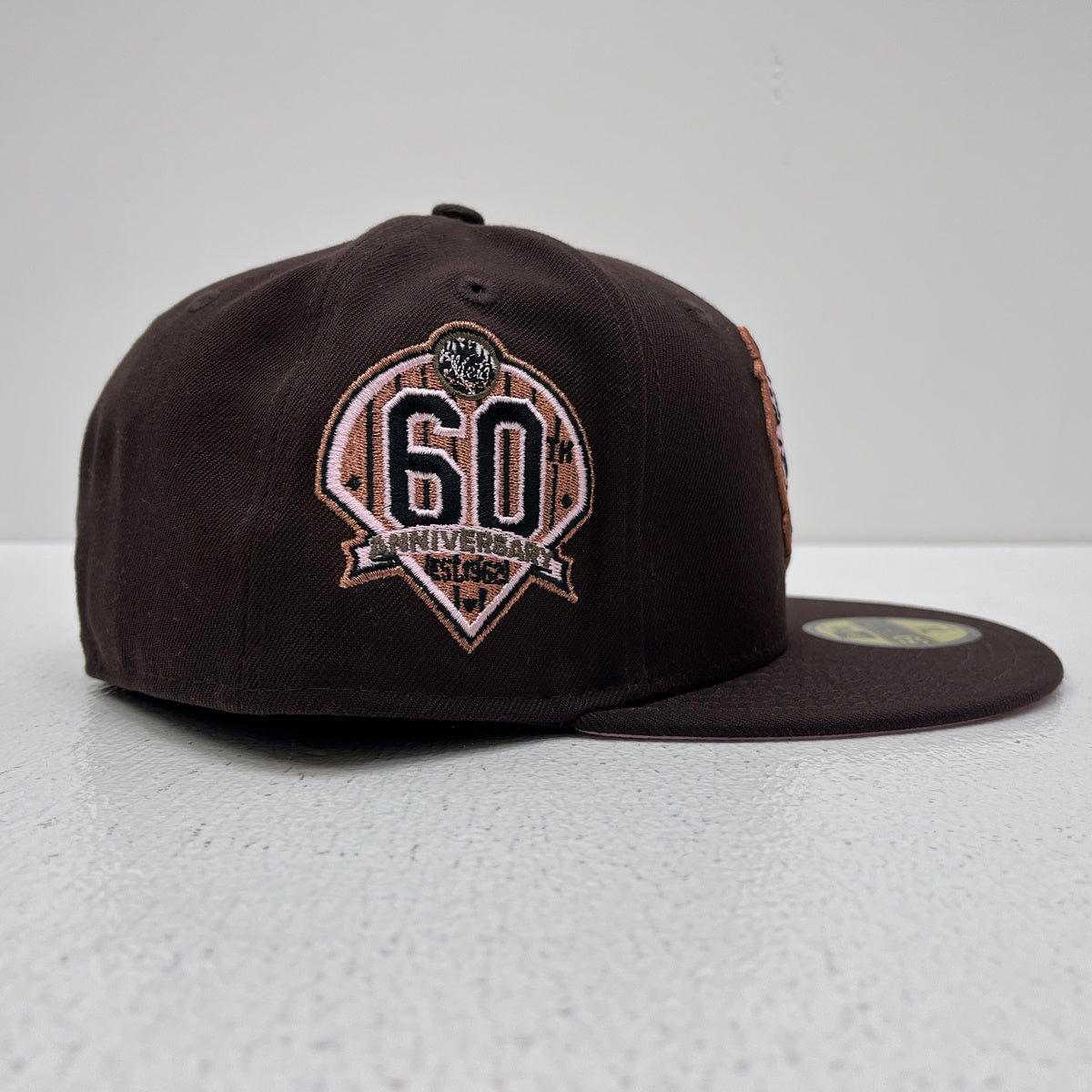 NEW ERA | ニューエラ 7 5/8 (60.6cm) NEW YORK METS 60TH 海外別注 MR.MET キャップ 59FIFTY ブラウン【加古川店】