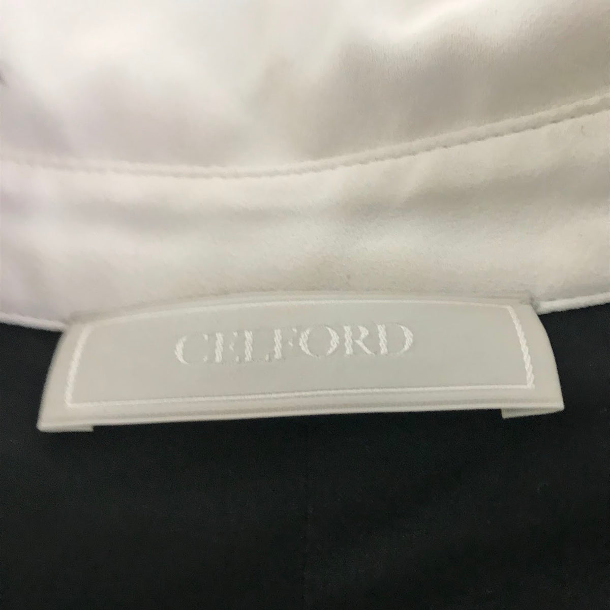 CELFORD | セルフォード Aラインシャツプリーツワンピース ドット柄 ワンピース CWFO205015 ブラック サイズ：38【倉吉店】