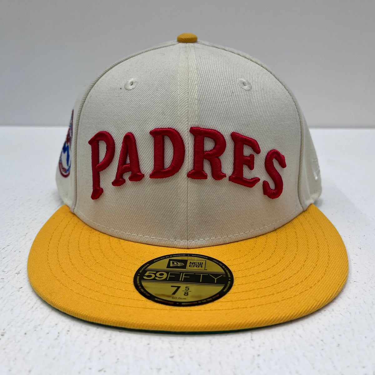 NEW ERA | ニューエラ 7 5/8 (60.6cm) SANDIEGO PADRES 海外別注 キャップ 59FIFTY ホワイト【加古川店】