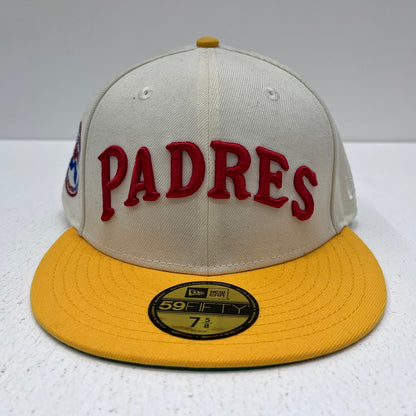 NEW ERA | ニューエラ 7 5/8 (60.6cm) SANDIEGO PADRES 海外別注 キャップ 59FIFTY ホワイト【加古川店】