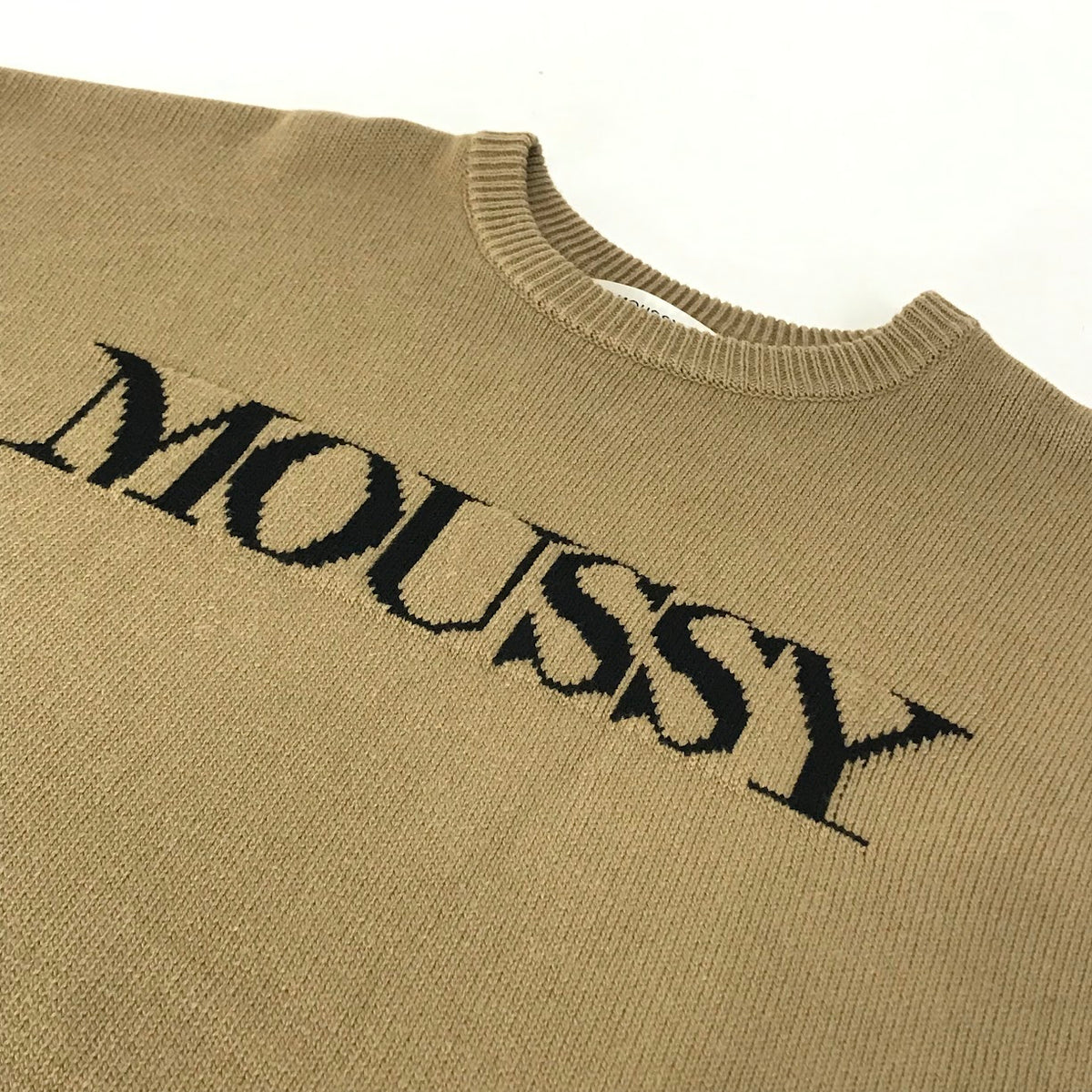 MOUSSY | マウジー LOGO KNIT ニット 029HAA70-0151-1 ベージュ【倉吉店】