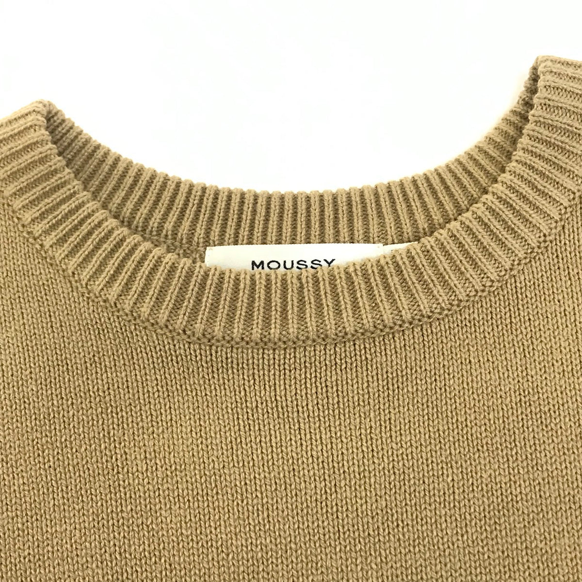 MOUSSY | マウジー LOGO KNIT ニット 029HAA70-0151-1 ベージュ【倉吉店】