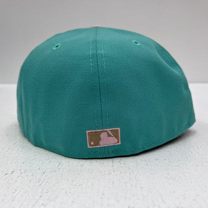 NEW ERA | ニューエラ 7 1/2 (59.6cm) ARIZONA DIAMOND BACKS 海外別注 2001WORLD SERIES キャップ 59FIFTY ライトグリーン【加古川店】