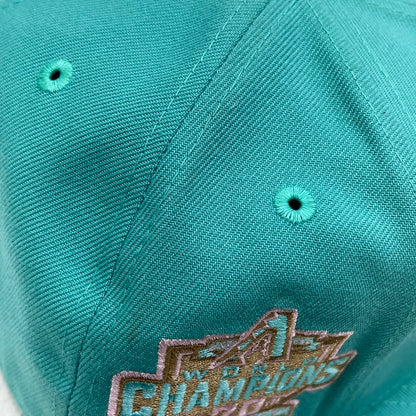 NEW ERA | ニューエラ 7 1/2 (59.6cm) ARIZONA DIAMOND BACKS 海外別注 2001WORLD SERIES キャップ 59FIFTY ライトグリーン【加古川店】
