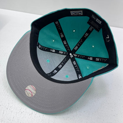 NEW ERA | ニューエラ 7 1/2 (59.6cm) ARIZONA DIAMOND BACKS 海外別注 2001WORLD SERIES キャップ 59FIFTY ライトグリーン【加古川店】