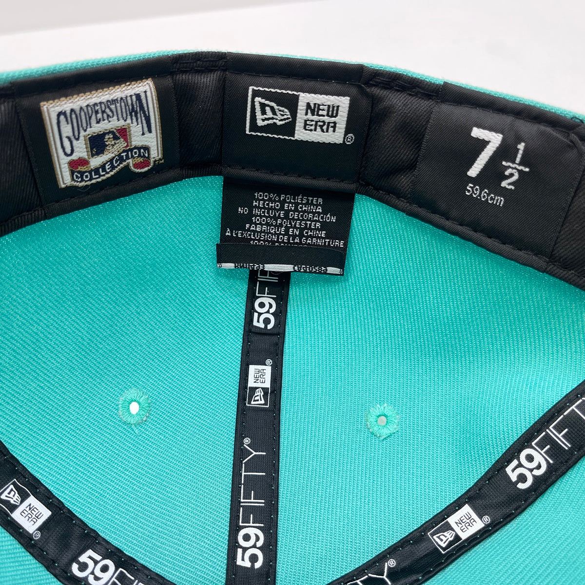 NEW ERA | ニューエラ 7 1/2 (59.6cm) ARIZONA DIAMOND BACKS 海外別注 2001WORLD SERIES キャップ 59FIFTY ライトグリーン【加古川店】