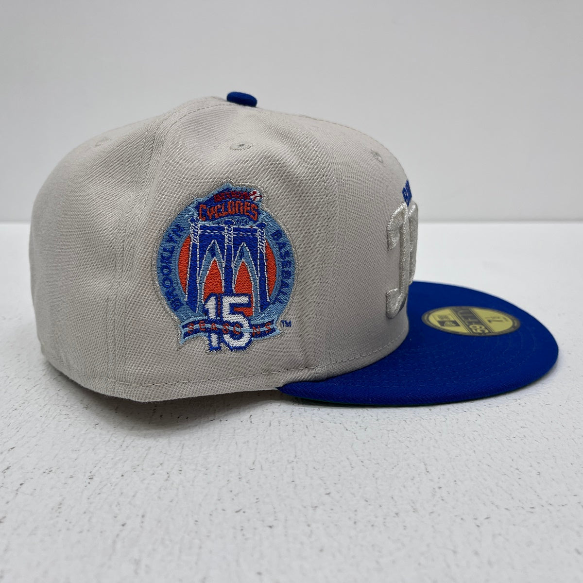 NEW ERA | ニューエラ 7 1/2 (59.6cm) brooklyn jefes 海外別注 球団創立15周年 キャップ 59FIFTY グレー【加古川店】