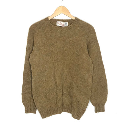Peter Blance Shetland｜ピーターブランス ウールセーター スコットランド製 ニット セーター カーキ【倉吉店】