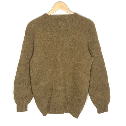 Peter Blance Shetland｜ピーターブランス ウールセーター スコットランド製 ニット セーター カーキ【倉吉店】