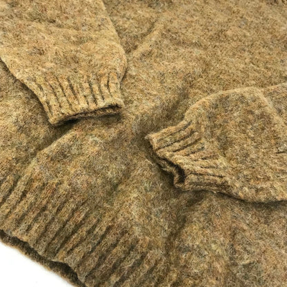 Peter Blance Shetland｜ピーターブランス ウールセーター スコットランド製 ニット セーター カーキ【倉吉店】