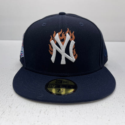 NEW ERA | ニューエラ 7 5/8 (60.6cm) YANKEES FIRE PACK 1999ﾜｰﾙﾄﾞｼﾘｰｽﾞ キャップ 59FIFTY ダークネイビー【加古川店】