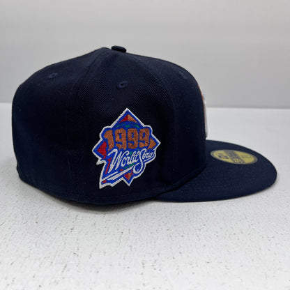 NEW ERA | ニューエラ 7 5/8 (60.6cm) YANKEES FIRE PACK 1999ﾜｰﾙﾄﾞｼﾘｰｽﾞ キャップ 59FIFTY ダークネイビー【加古川店】