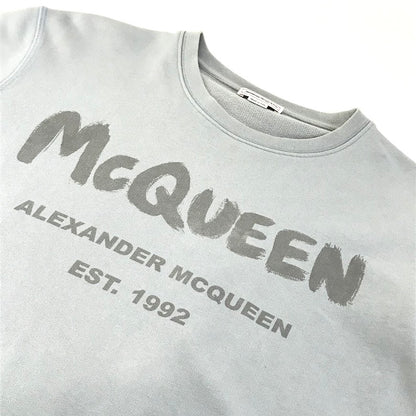 Alexander McQueen | アレキサンダーマックイーン ロゴ 長袖Ｔシャツ 688713 QUZ81 0912 グレー サイズ：S【倉吉店】