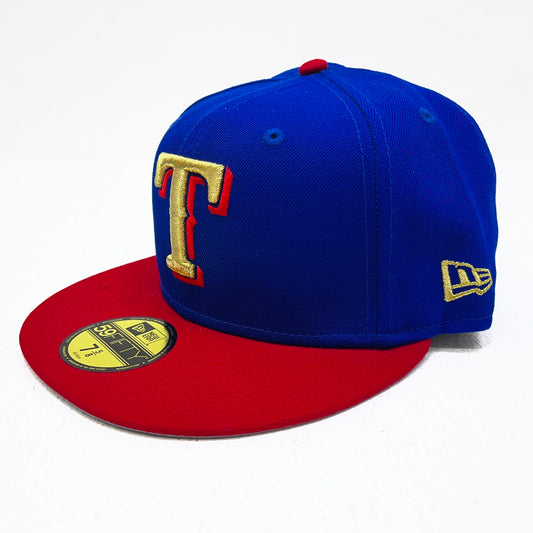 NEW ERA | ニューエラ 7 5/8 (60.6cm) TEXAS RANGERS 海外別注 1995 allstar キャップ 59FIFTY ブルー【加古川店】