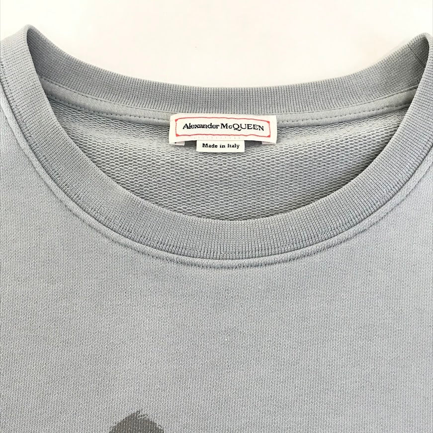 Alexander McQueen | アレキサンダーマックイーン ロゴ 長袖Ｔシャツ 688713 QUZ81 0912 グレー サイズ：S【倉吉店】