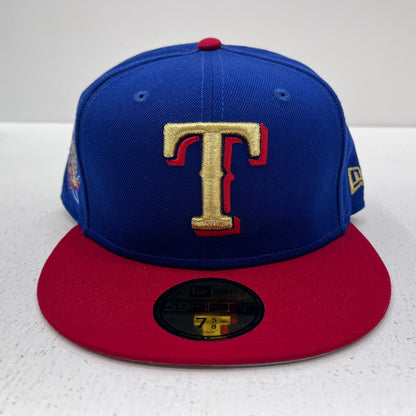 NEW ERA | ニューエラ 7 5/8 (60.6cm) TEXAS RANGERS 海外別注 1995 allstar キャップ 59FIFTY ブルー【加古川店】