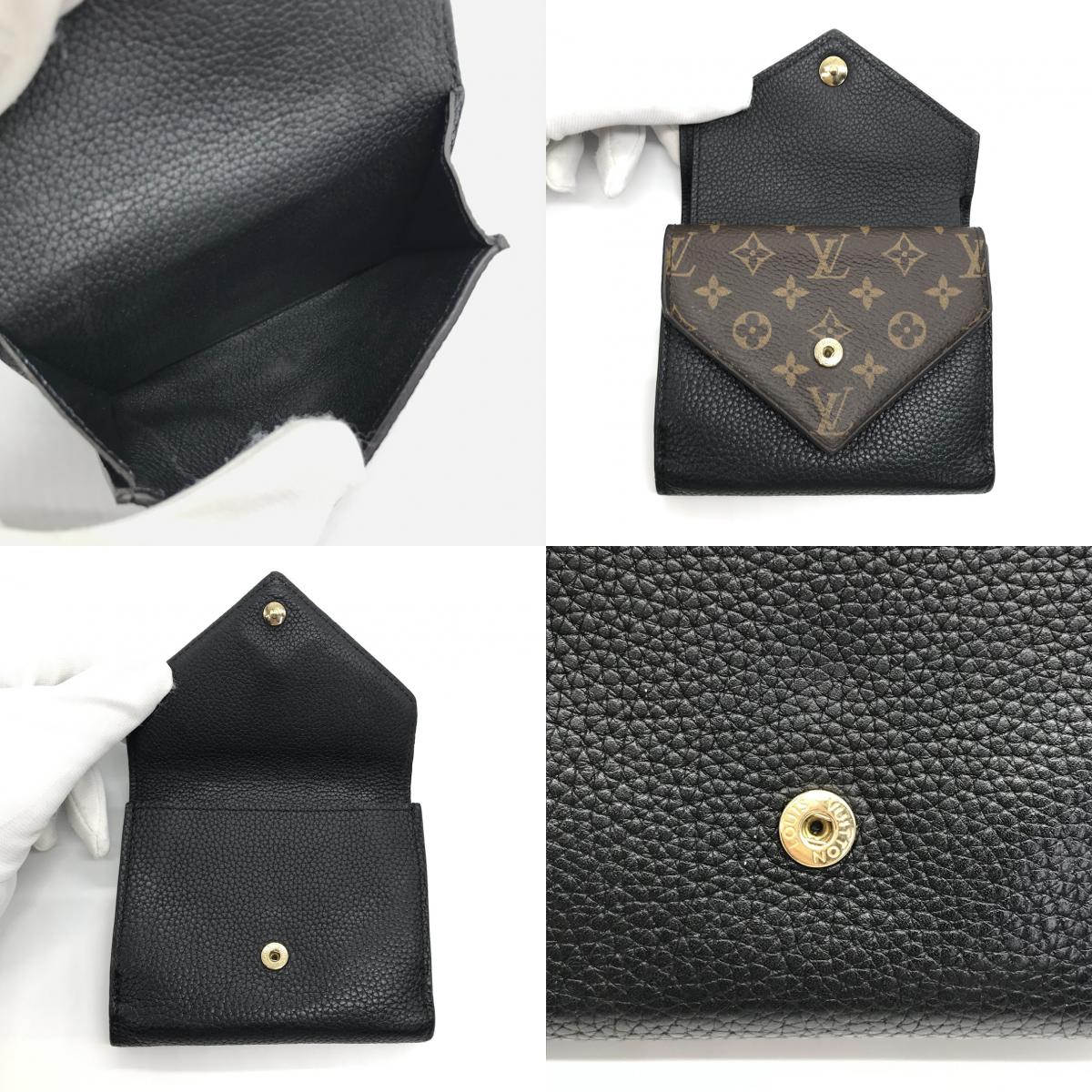 LOUIS VUITTON | ルイ・ヴィトン ポルトフォイユ・ドゥブルV コンパクト 三つ折り財布 M64420【倉吉店】