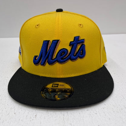 NEW ERA | ニューエラ 7 1/2 (59.6cm) NEW YORK METS 海外別注 SUBWAY SERIES キャップ 59FIFTY イエロー【加古川店】