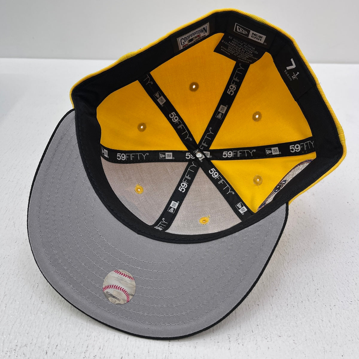 NEW ERA | ニューエラ 7 1/2 (59.6cm) NEW YORK METS 海外別注 SUBWAY SERIES キャップ 59FIFTY イエロー【加古川店】