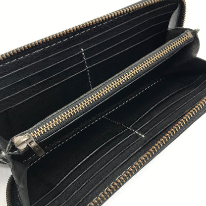 TAKEO KIKUCHI | タケオキクチ ラウンドファスナー長財布 長財布 ブラック【倉吉店】